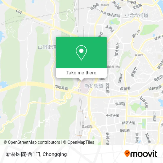 新桥医院-西1门 map