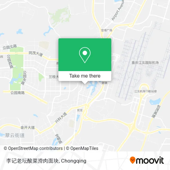 李记老坛酸菜滑肉面块 map