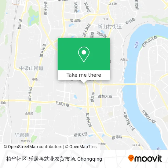 柏华社区-乐居再就业农贸市场 map