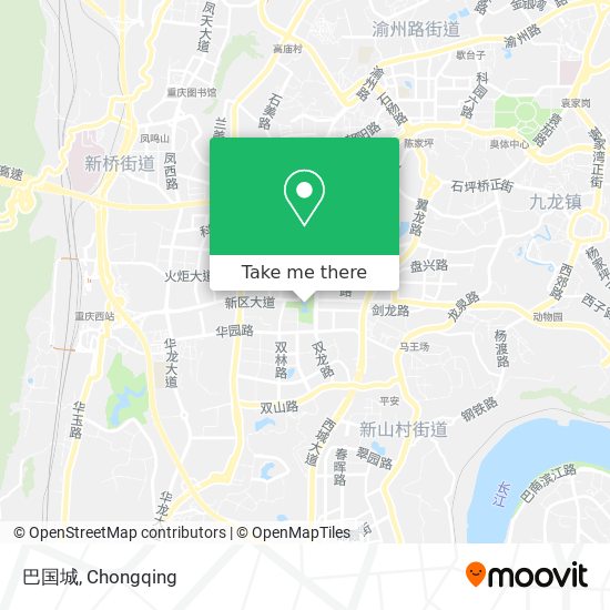 巴国城 map