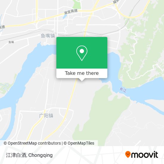 江津白酒 map