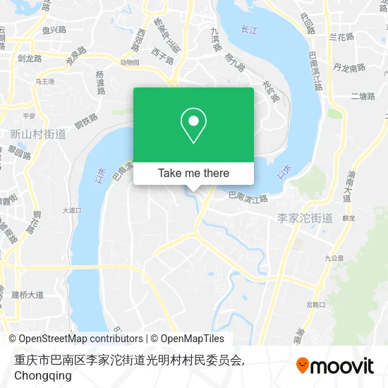 重庆市巴南区李家沱街道光明村村民委员会 map