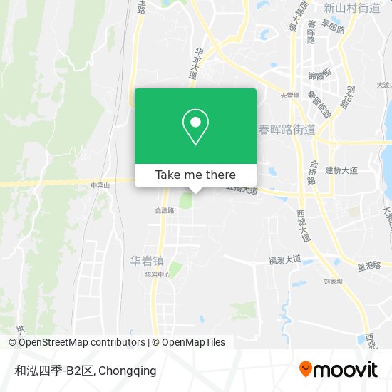 和泓四季-B2区 map
