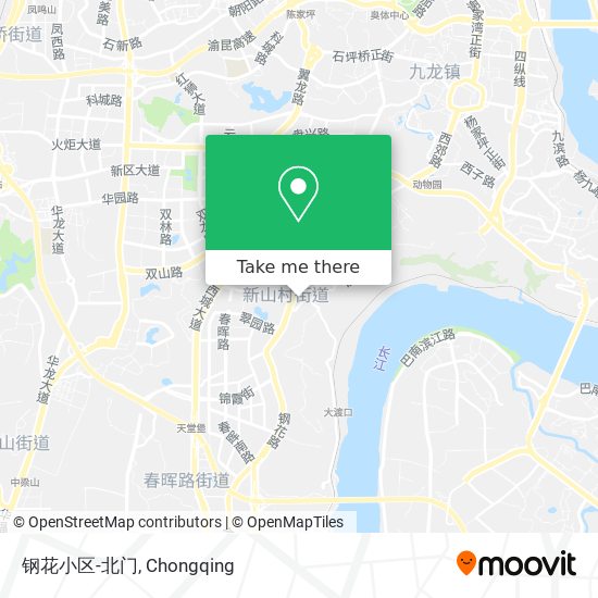钢花小区-北门 map