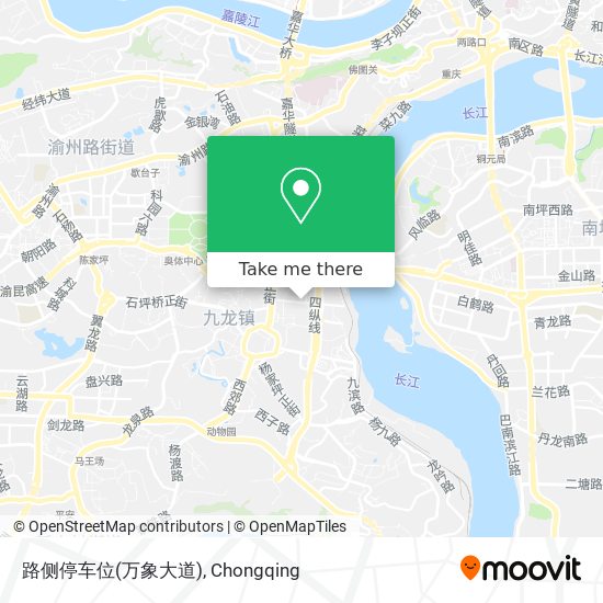 路侧停车位(万象大道) map