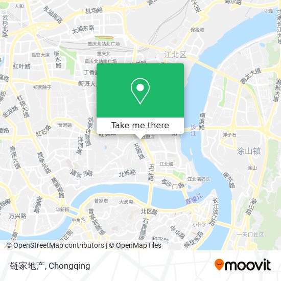 链家地产 map