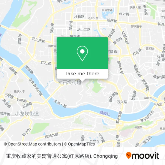 重庆收藏家的美窝普通公寓(红原路店) map