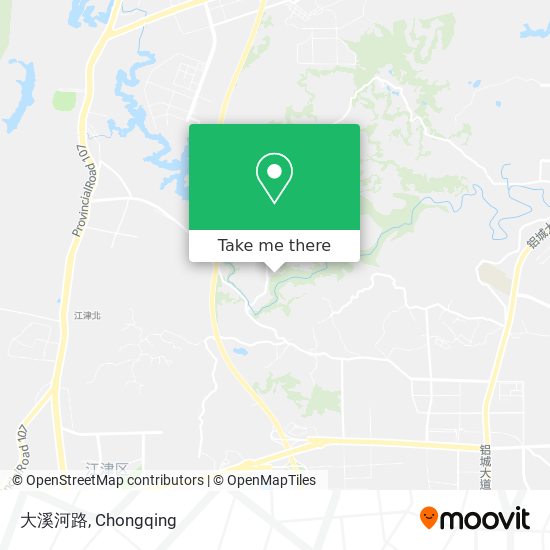大溪河路 map