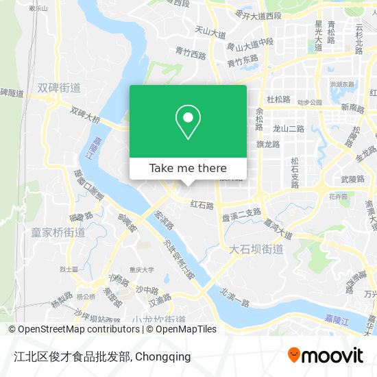 江北区俊才食品批发部 map