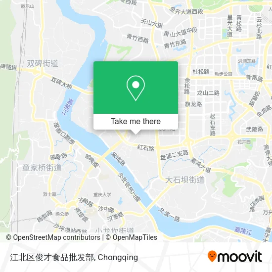 江北区俊才食品批发部 map