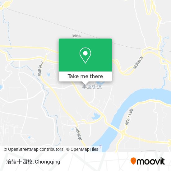 涪陵十四校 map