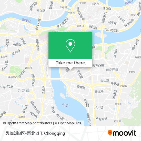 风临洲B区-西北2门 map