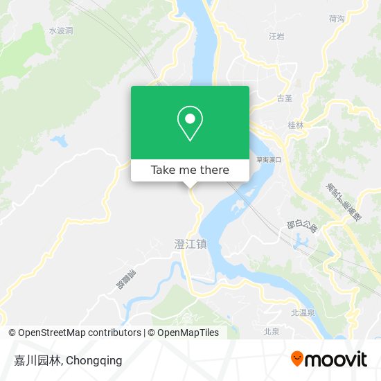 嘉川园林 map