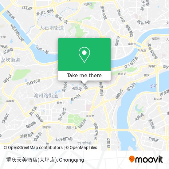 重庆天美酒店(大坪店) map