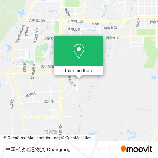 中国邮政速递物流 map
