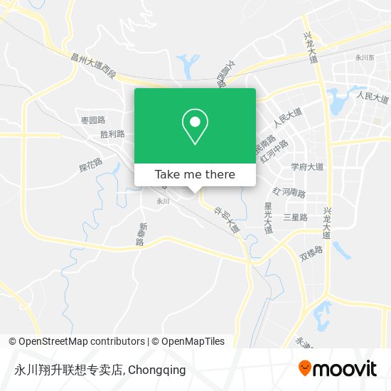 永川翔升联想专卖店 map