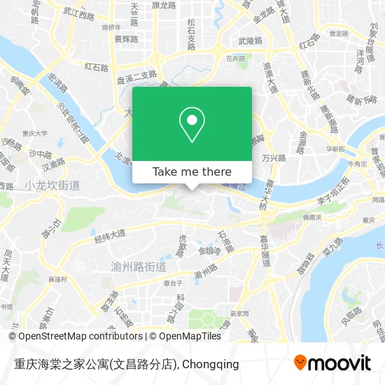 重庆海棠之家公寓(文昌路分店) map