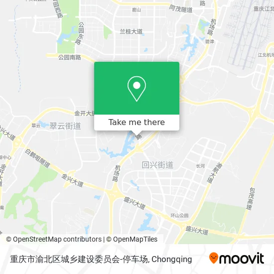 重庆市渝北区城乡建设委员会-停车场 map