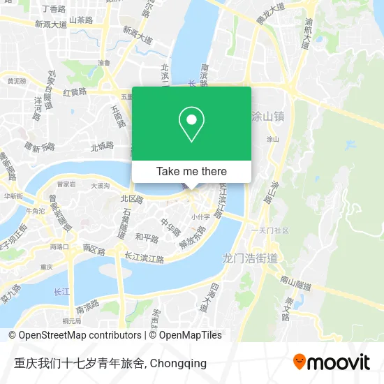 重庆我们十七岁青年旅舍 map