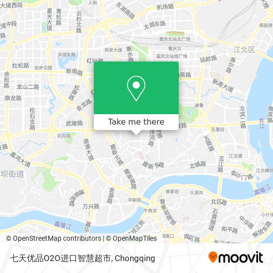 七天优品O2O进口智慧超市 map