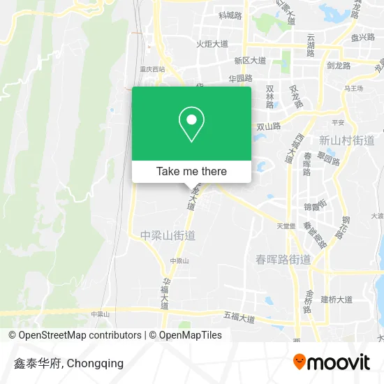 鑫泰华府 map