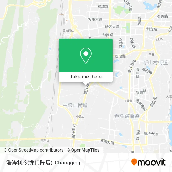浩涛制冷(龙门阵店) map