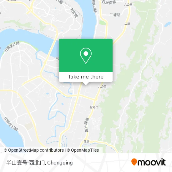 半山壹号-西北门 map