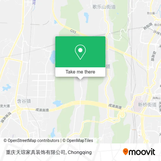重庆天琼家具装饰有限公司 map