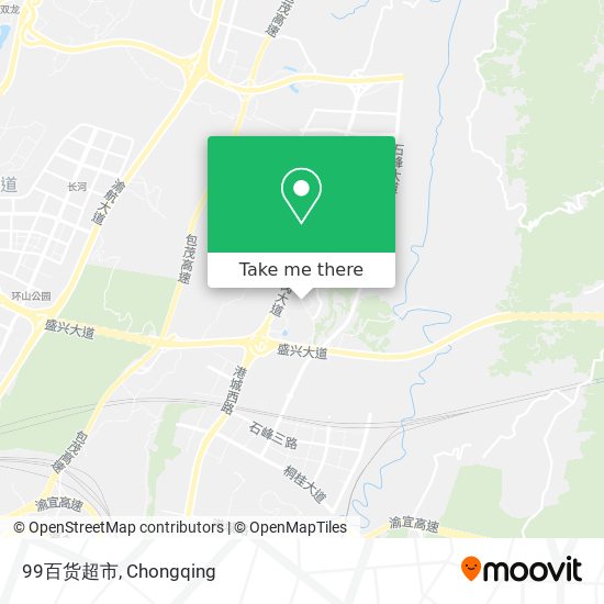 99百货超市 map