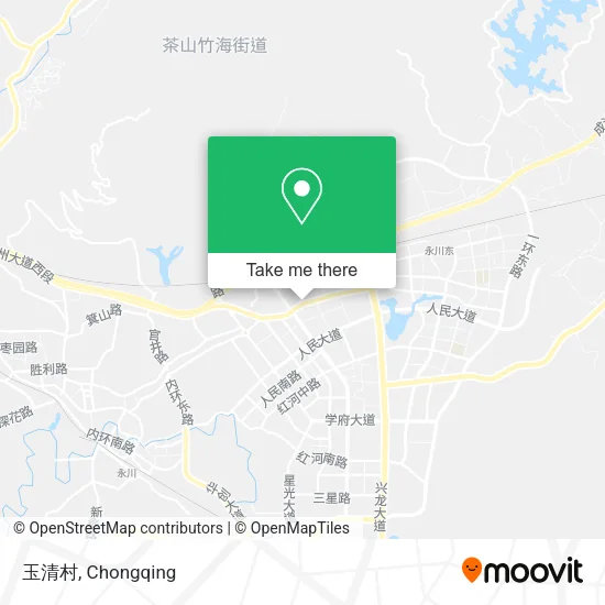 玉清村 map