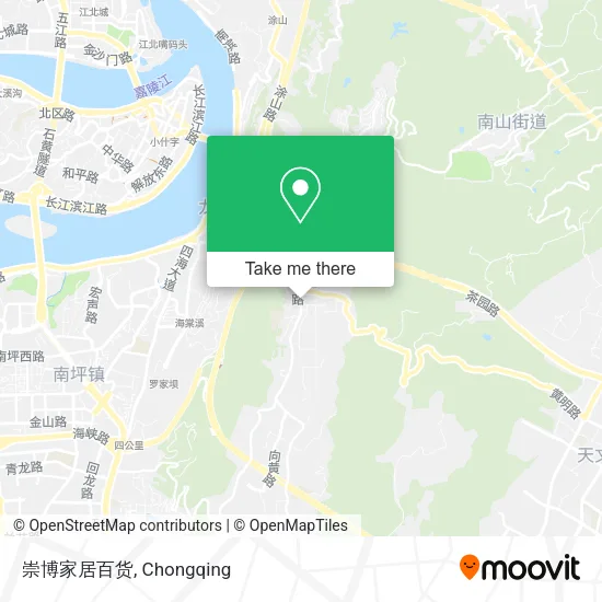 崇博家居百货 map