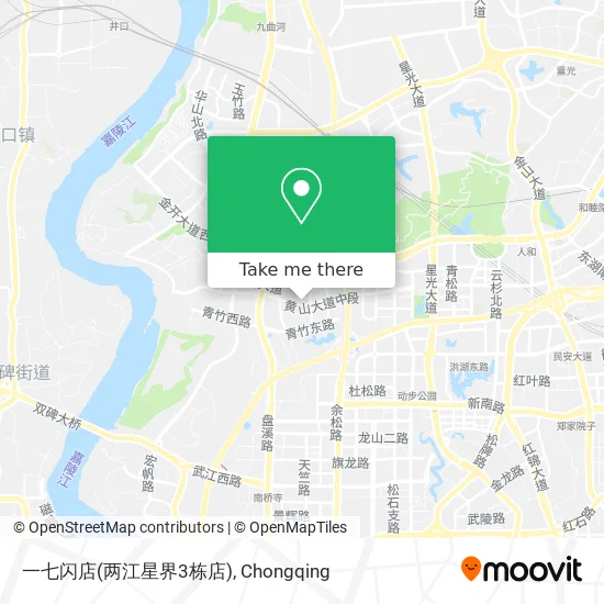 一七闪店(两江星界3栋店) map