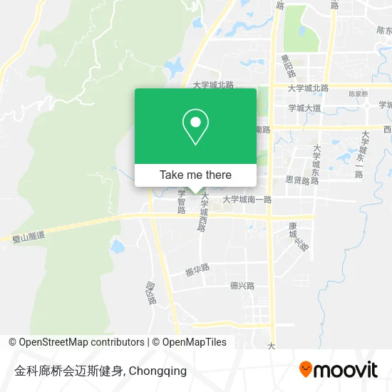 金科廊桥会迈斯健身 map
