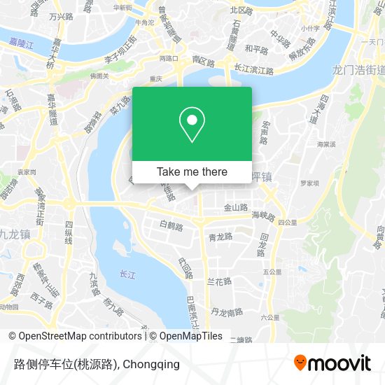 路侧停车位(桃源路) map