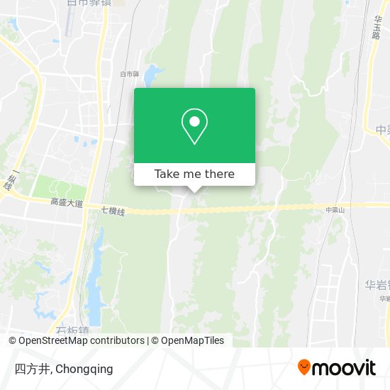 四方井 map