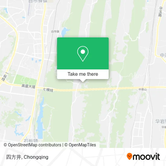 四方井 map
