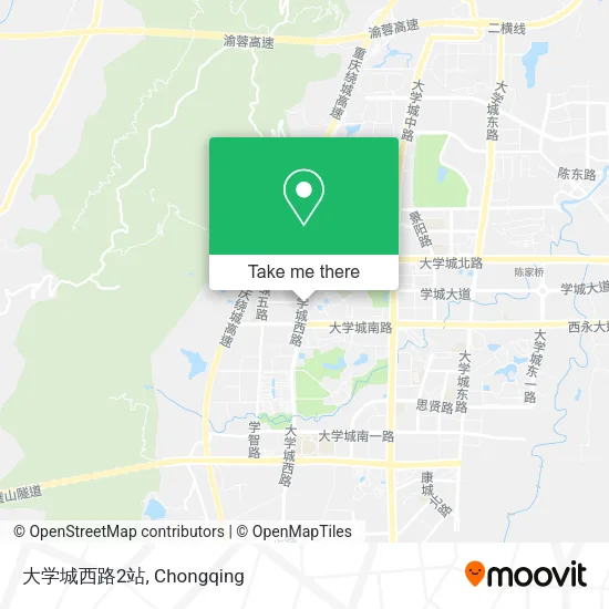 大学城西路2站 map