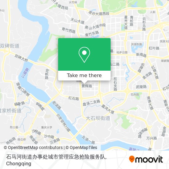 石马河街道办事处城市管理应急抢险服务队 map
