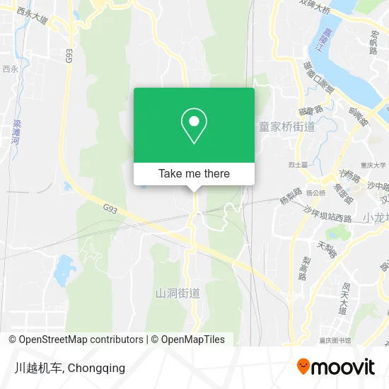 川越机车 map