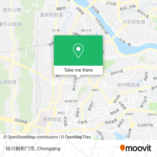 锦川橱柜门市 map