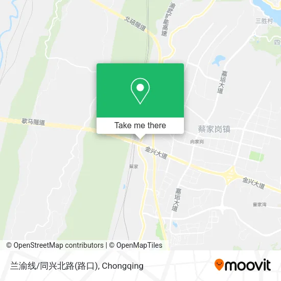 兰渝线/同兴北路(路口) map