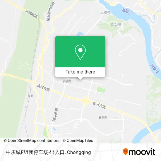 中庚城F组团停车场-出入口 map