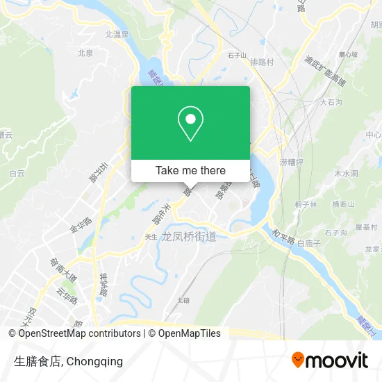 生膳食店 map