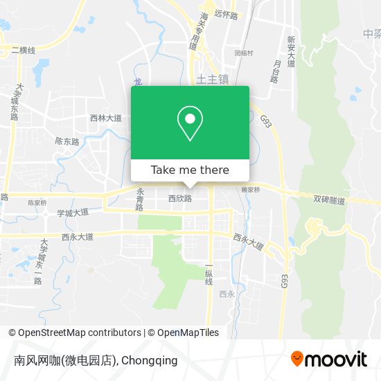 南风网咖(微电园店) map