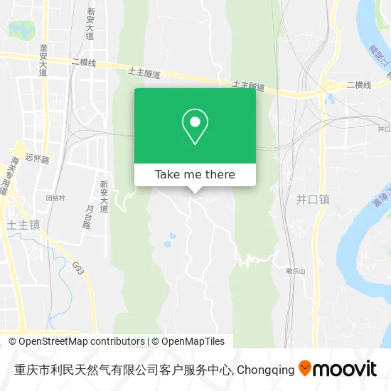 重庆市利民天然气有限公司客户服务中心 map