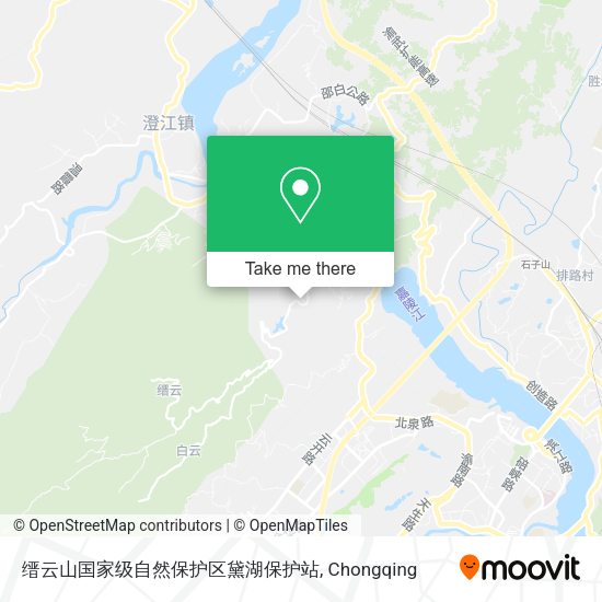 缙云山国家级自然保护区黛湖保护站 map