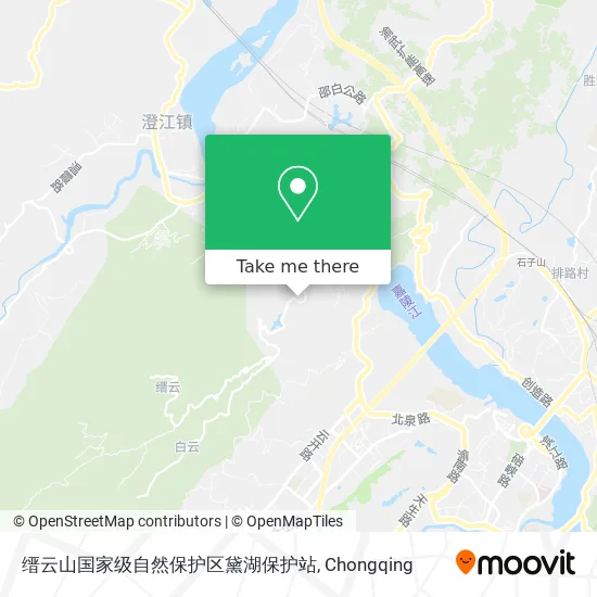 缙云山国家级自然保护区黛湖保护站 map