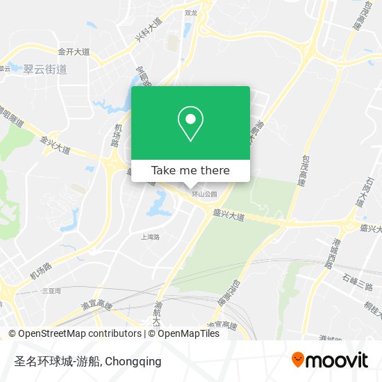圣名环球城-游船 map