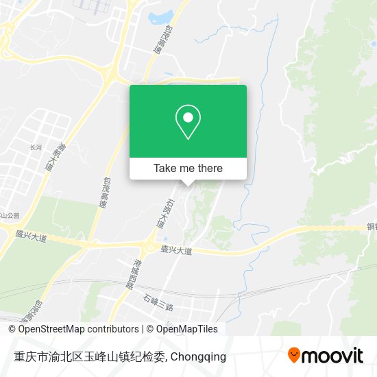 重庆市渝北区玉峰山镇纪检委 map