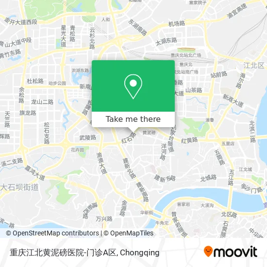 重庆江北黄泥磅医院-门诊A区 map